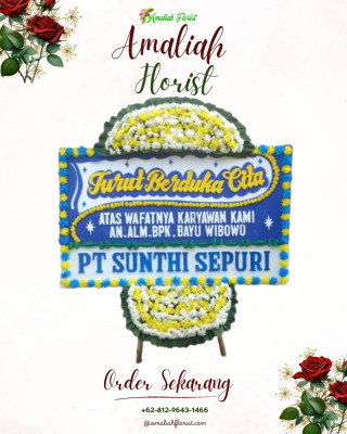 Papan Bunga Duka di Rawalaut