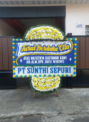 Papan Bunga Duka di Rawalaut