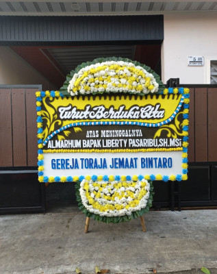 Papan Bunga Duka di Rawalaut